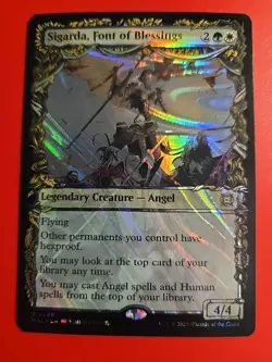 Sigarda, Font of Blessings (Halo Foil) March of the Machine: The Aftermath Foil - Image 1