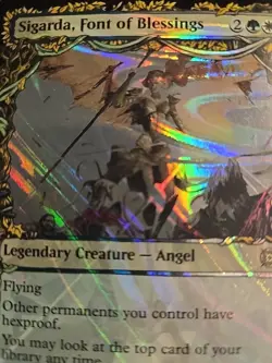 Sigarda, Font of Blessings (Halo Foil) March of the Machine: The Aftermath Foil - Image 2