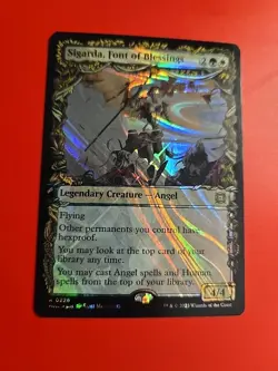 Sigarda, Font of Blessings (Halo Foil) March of the Machine: The Aftermath Foil - Image 3