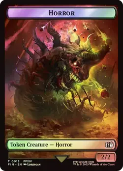 Hero (#006) / Horror Token Foil FINAL FANTASY NM MTG - Image 2