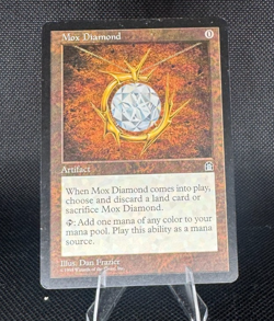 Moderately Played English Mox Diamond Stronghold Magic - Image 1