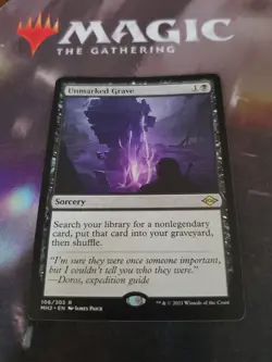 Mtg. Unmarked Grave. Modern Horizons 2. Pack Fresh - Image 1