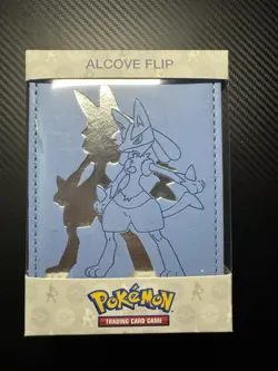 Pokemon TCG Ultra Pro Elite Series Lucario Alcove Flip Deck Box New - Image 1