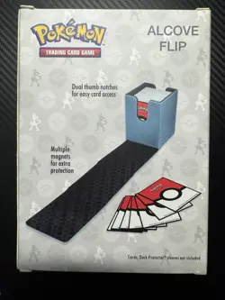 Pokemon TCG Ultra Pro Elite Series Lucario Alcove Flip Deck Box New - Image 3