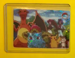 CHARIZARD TEAM ROCKET PIKACHU MEOWTH IVYSAUR Vending Prism Stickers Pokemon NM - Image 1