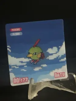 Pokemon Eif origin Gameboy Lenticular Natu/xatu #MM - Image 1