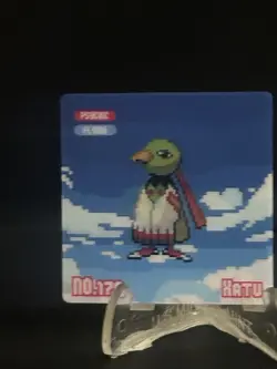 Pokemon Eif origin Gameboy Lenticular Natu/xatu #MM - Image 2