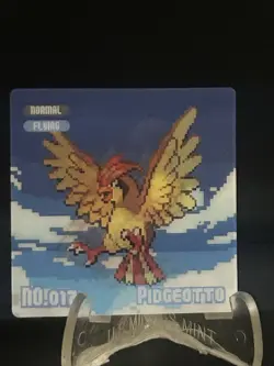 Pokemon Eif origin Gameboy Lenticular Pidgey-pidgeot #MM - Image 2