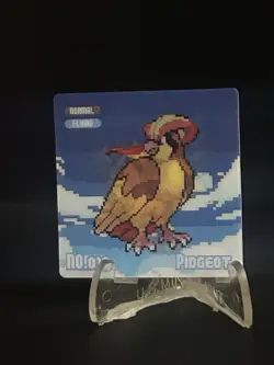 Pokemon Eif origin Gameboy Lenticular Pidgey-pidgeot #MM - Image 3