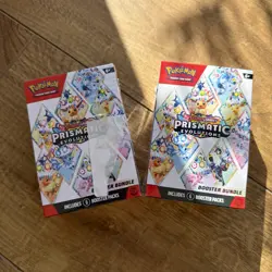 Pokemon TCG Scarlet & Violet Prismatic Evolutions Booster Bundle x2 - FAST UK 🚚 - Image 1