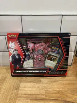 Pokemon TCG 🔥 Team Rocket's Mewtwo ex Box 💎 New & Sealed ✅ - Image 1
