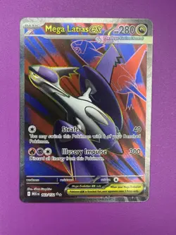 Mega Latias ex 163/132 Ultra Rare Pokemon TCG ME01: Mega Evolution NM English - Image 1