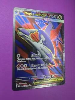 Mega Latias ex 163/132 Ultra Rare Pokemon TCG ME01: Mega Evolution NM English - Image 4