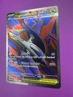 Mega Latias ex 163/132 Ultra Rare Pokemon TCG ME01: Mega Evolution NM English - Image 5