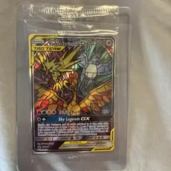 Pokemon TCG Moltres Zapdos Articuno GX SM210 Hidden Fate Promo - Image 1