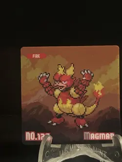 Pokemon Eif origin Gameboy Lenticular Magby/magmar #MM - Image 2