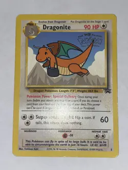 Pokemon TCG Dragonite #5 Wizards Black Star Promos LP~MP - Image 2