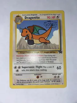 Pokemon TCG Dragonite #5 Wizards Black Star Promos LP~MP - Image 3