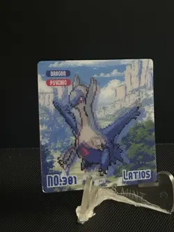 Pokemon Eif origin Gameboy Lenticular Latios #LL - Image 1