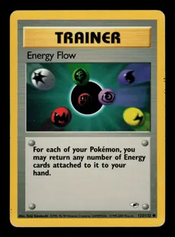 Energy Flow 122/132 - MP - Gym Heroes, WOTC Pokemon Vintage - Image 1