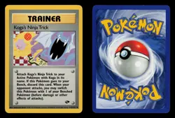 Koga's Ninja Trick 115/132 - LP - Gym Challenge, WOTC Pokemon Vintage - Image 3