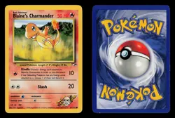 Blaine's Charmander 61/132 - LP - Gym Heroes, WOTC Pokemon Vintage - Image 3