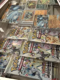 Pokemon Prismatic Evolutions Lucario & Tyranitar EX Premium Collection (x2) MISB - Image 1