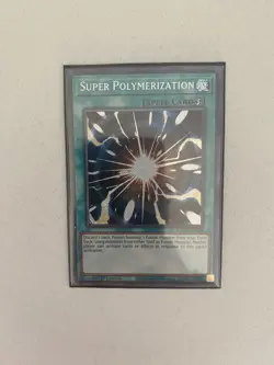 Yugioh Super Polymerization BLMR-EN089 Secret Rare 1st Ed NM - Image 1