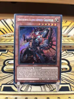 Yugioh Unterweltlerschmied Graveur INFO-DE017 Secret Rare - Image 1