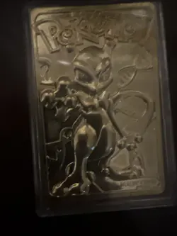 1999 Pokemon "Mewtwo" 23 Karat Gold Plated Special Edition Trading Card - Image 5