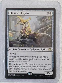 MTG Cloudsteel Kirin #8 Kamigawa Neon Dynasty Magic Gathering Card Rare NM - Image 4
