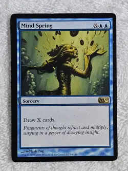 MTG Mind Spring #64 Magic 2010 (M10) Magic the Gathering Card Rare NM - Image 1