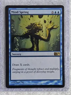 MTG Mind Spring #64 Magic 2010 (M10) Magic the Gathering Card Rare NM - Image 4
