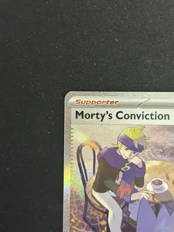 Pokemon TCG - (2) Card Lot - Morty’s Conviction & Mew (211/162 - 053) - Image 2