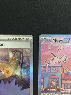 Pokemon TCG - (2) Card Lot - Morty’s Conviction & Mew (211/162 - 053) - Image 5