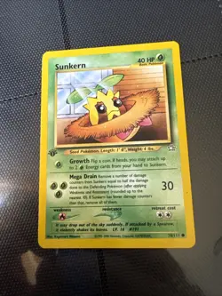 Sunkern 78/111 -1st Edition- Neo Genesis Pokemon Card. - Image 1