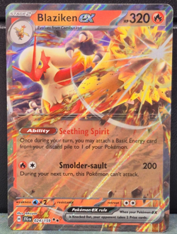 Blaziken ex 024/159 Double Rare Journey Together Pokemon Near Mint Card TCG NM - Image 1