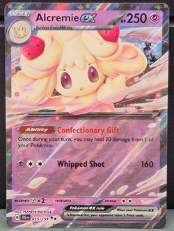 Alcremie ex 075/159 Double Rare Journey Together Pokemon Near Mint Card TCG NM - Image 1