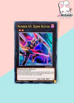 Yu-Gi-Oh! Karte Nummer 65: Djinn Buster BLMR-EN079 Trading Card TCG ENG - Image 1