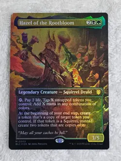 MTG Hazel of the Rootbloom (Borderless FOIL) #2 Bloomburrow (BLB) Mythic NM - Image 2