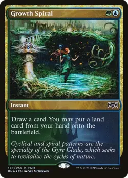 Growth Spiral - FNM Promos (FNM) - NM - Magic The Gathering MTG - Image 1