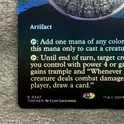 Herd Heirloom - Borderless TDM #347 Foil NM MTG Magic the Gathering - Image 4