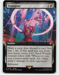 Transpose (Extended Art) Commander: Final Fantasy MTG 0119 - Image 1