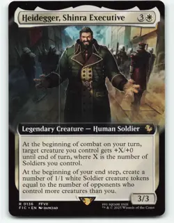 Heidegger, Shinra Executive. Final Fantasy MTG 0136 Extended - Image 1