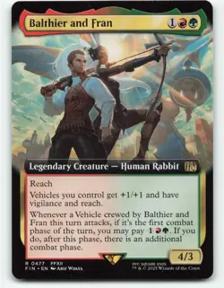 Balthier and Fran (Extended Art) Final Fantasy MTG 0477 - Image 1