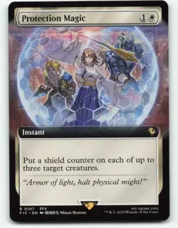 Protection Magic (Extended Art) Commander: Final Fantasy MTG 0107 - Image 1