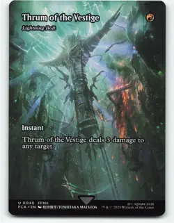Thrum of the Vestige - Lightning Bolt (Showcase) Final Fantasy MTG 0040 - Image 1