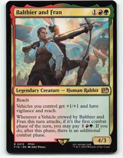 Balthier and Fran (Extended Art) Final Fantasy MTG 0477 - Image 1