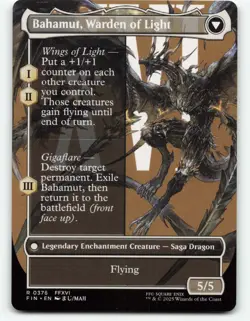 Dion, Bahamut's Dominant (Borderless) Final Fantasy MTG 0376 - Image 2