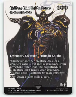 Golbez, Clad in Darkness - Syr Konrad, the Grim (Showcase) MTG 0010 - Image 1
